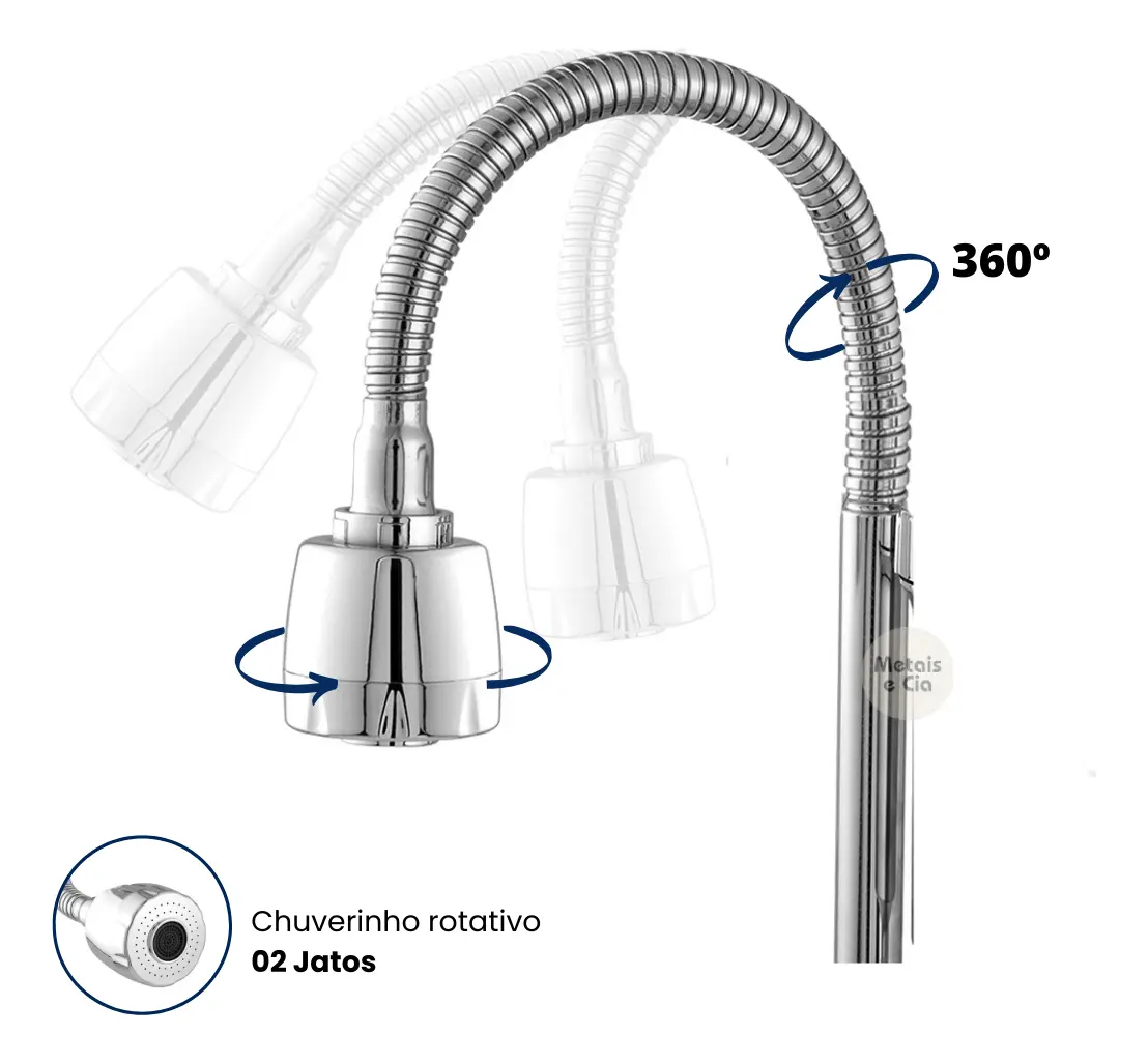 Filtro purificador Torneira Com Filtro Gourmet Luxo com LED vermelho e alavanca